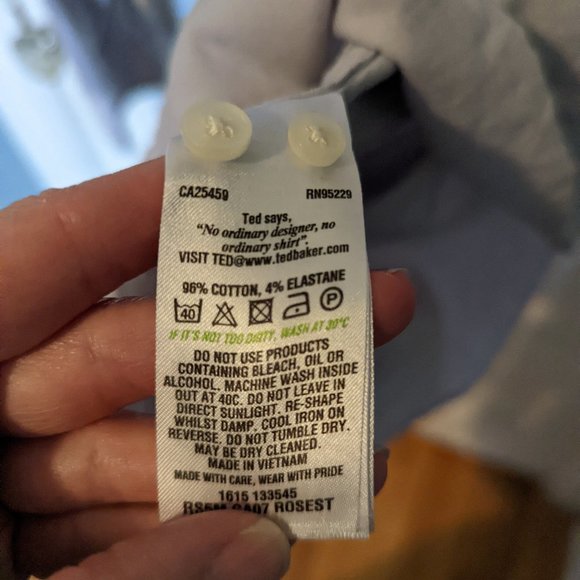 Ted Baker Endurance Shirt - Light Grey - Picture 4 of 5